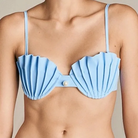 NWT Bahia Maria La Joya Seashell Bikini Set in Periwinkle (Medium) - Picture 2 of 9